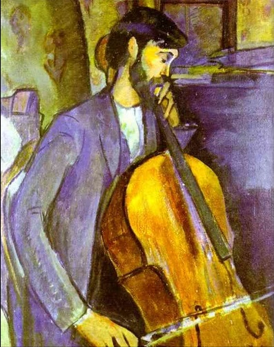 Amedeo-Modigliani.-Study-for-The-Cellist.-1909-Palazzo_Blue-Pisa-Tuscany